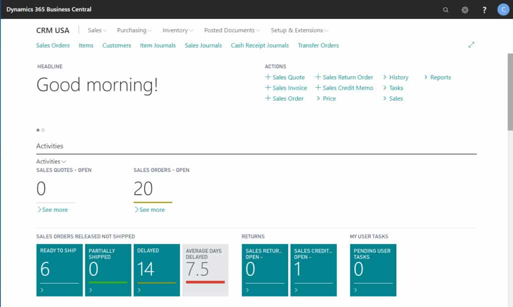 Dynamics 365 Business Central does not have inherent Print MIS capabilities