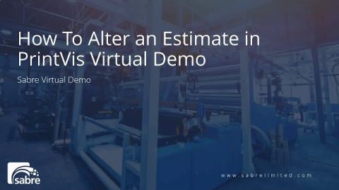 Adjusting an Estimate in PrintVis