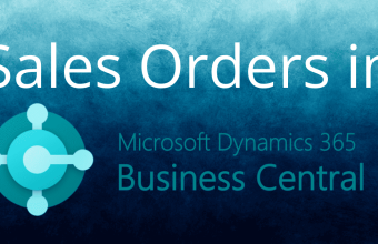 business central sales orders