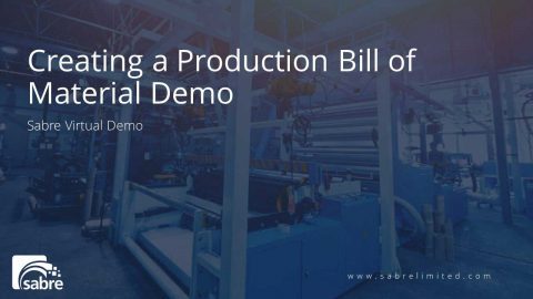 Creating a Production Bill of Material Demo Dynamics 365 Business Central