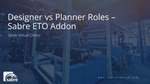 Designer vs Planner Roles Sabre ETO Addon