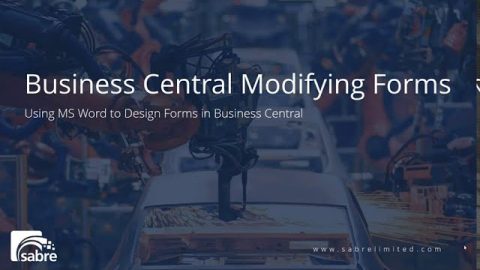 Editing Formswith Word in Business Central