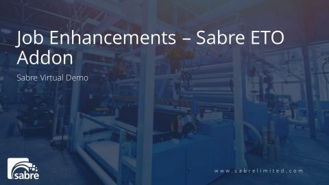 Job Enhancements Sabre ETO Addon
