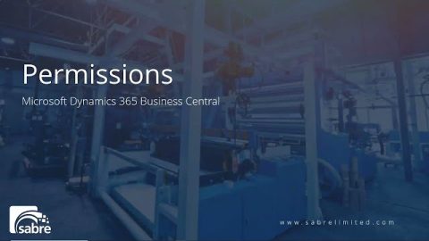 Permissions in Microsoft Dynamics 365 Business Central
