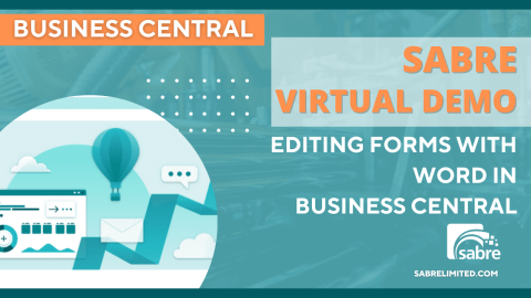 editing forms with word in business central