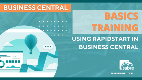 using rapidstart in business central